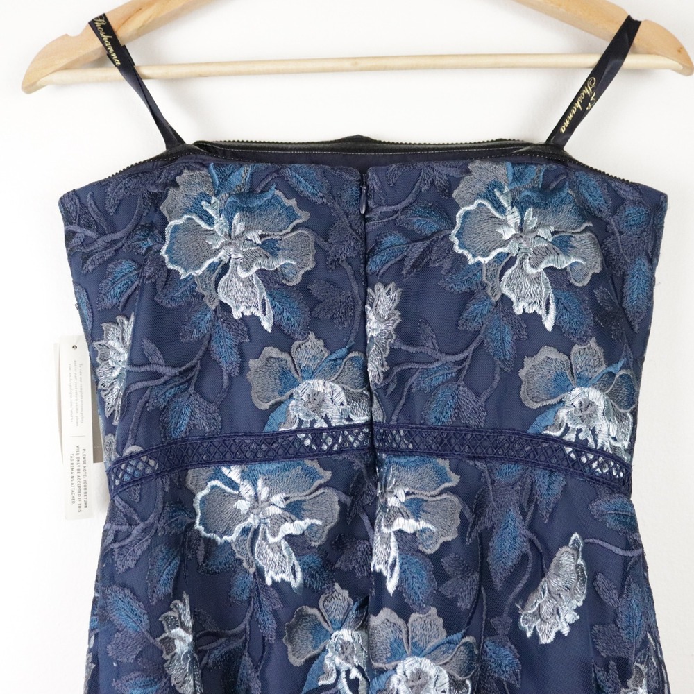NWT Shoshanna Anthropologie‎ Silas Embroidered Maxi Dress 6 Strapless - Picture 4 of 12